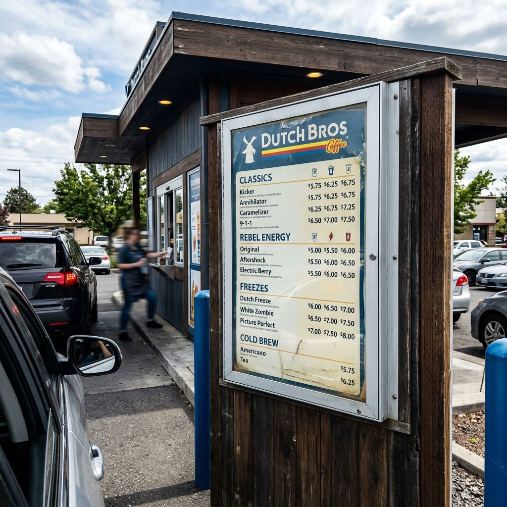 Dutch Bros Menu