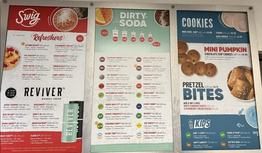Swig Menu Prices 2026